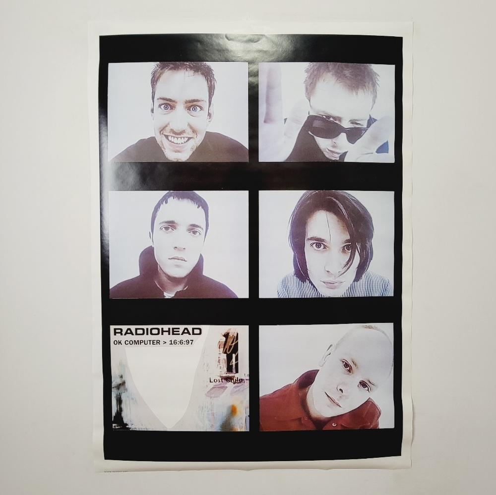 *SOLD* Radiohead OK Computer vintage poster.